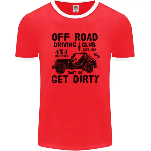Maglietta da uomo Off Road Driving Club Get Dirty 4x4 divertente fotol