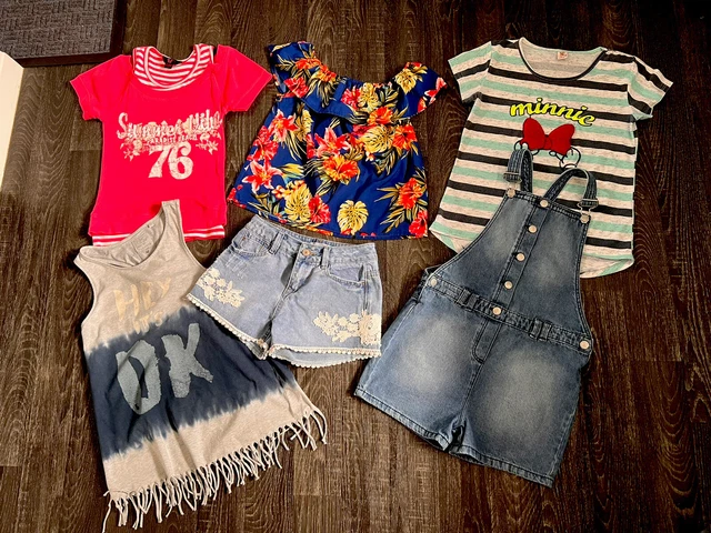 Girls bundle of summer clothes age 11-12 year