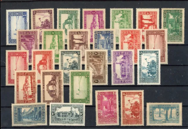 [G62.511] Algeria 1936-37 good set MH/MNH VF stamps $90