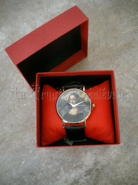 Montre Bracelet Mona Lisa Boite Cadeau/Vinci