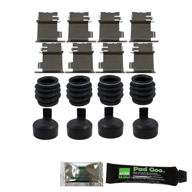 thumbnail image 2 of BREMTECH Front Brake Pad Fitting Kit With Rattle Shims For Daihatsu Terios 98-10 BPF1162A 2 of 6
