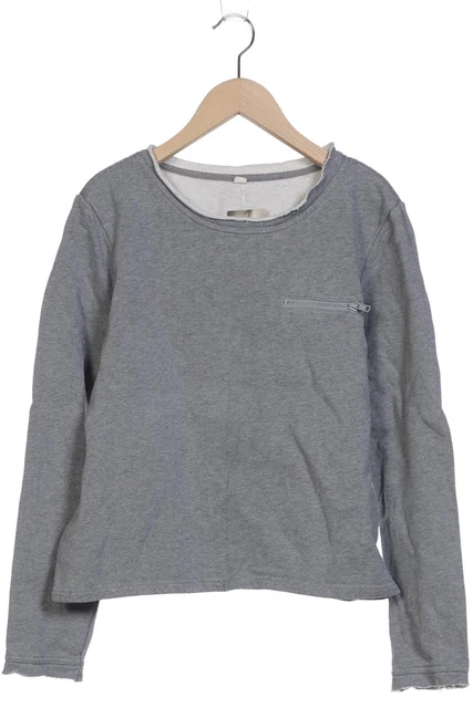 Maas Sweatshirt Damen Hoodie Sweater Pullover Gr. EU 38 Baumwolle grau #9bdpejf