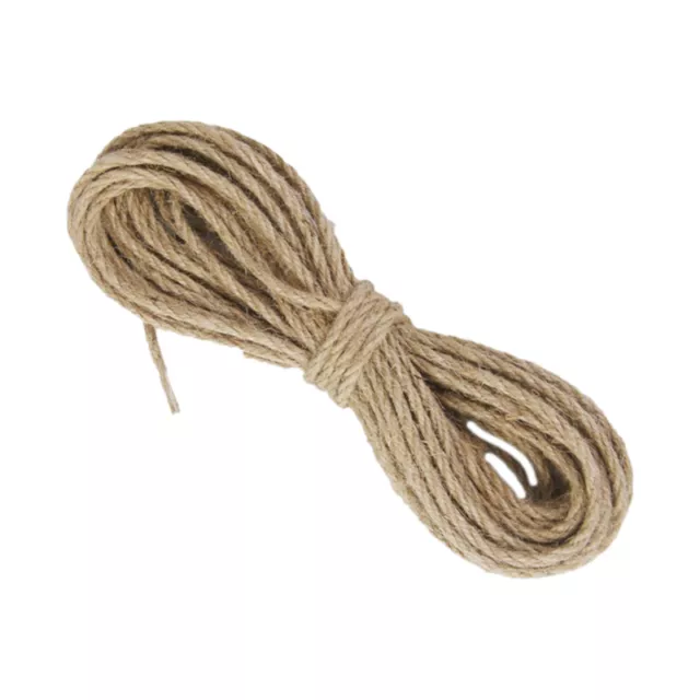 10 m cuerda de cáñamo natural cordón cuerda de sisal 3 mm cuerda sacos P6A2