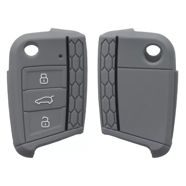 Funda protectora de silicona para llave de coche VW Golf 7 MK7 llave de coche de