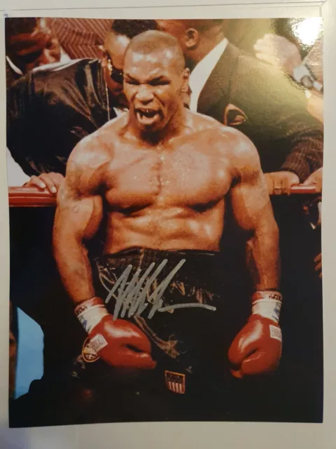 Mike Tyson Signed 10x8 Photo With c.o.a