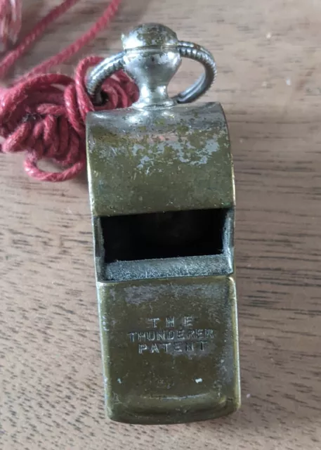 Selten The North British Railway Company (N.B.R.) The Thunderer Whistle 1900er