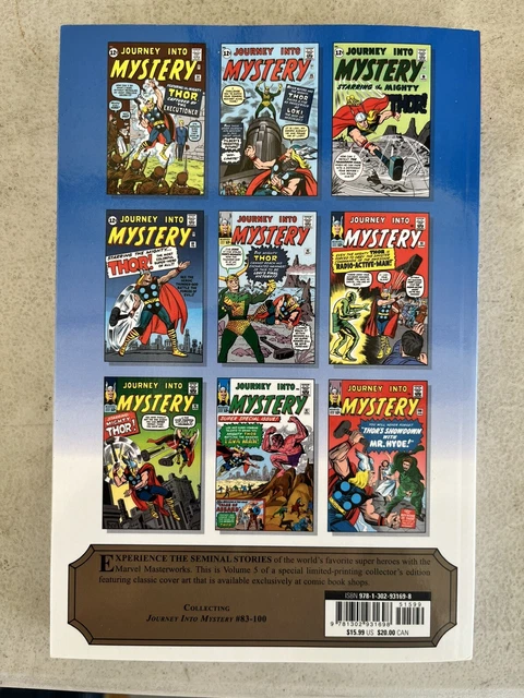 Mighty Marvel Masterworks Thor Vol 1 Softcover TPB Graphic Novel 2