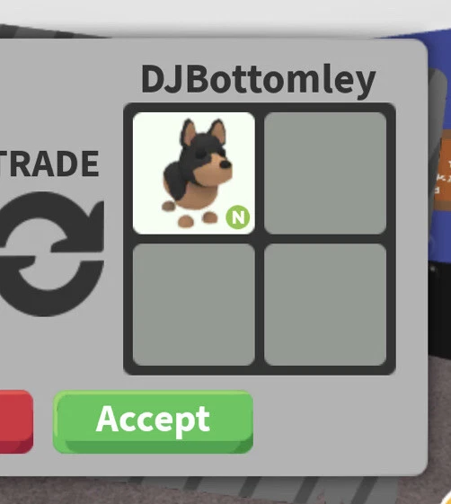 ADOPT ME NEON Australian Kelpie (Aussie Egg Pet) £4.50 PicClick UK