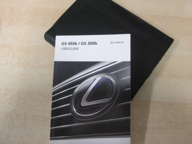 Genuine Lexus RX 450h/ GS300H L Owner's Manual Handbook With Wallet 2016