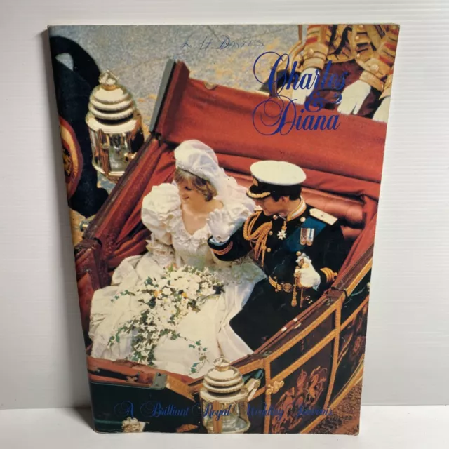 Charles And Diana A Brilliant Royal Wedding Souvenir Book,1981, King Charles III