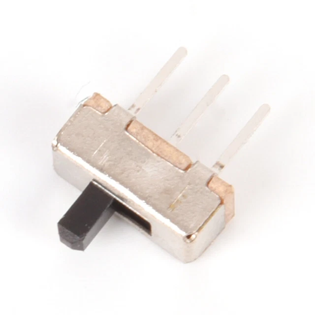 40PCS 3 Pin SS12D00G3 2 Position SPDT 1P2T PCB Panel Mini Vertical Slide Switch√