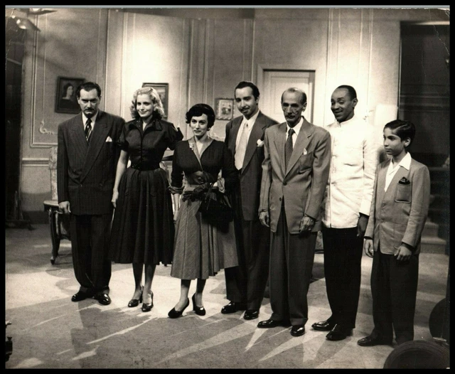 1950S CUBAN ACTOR CARLOS PAULIN + ADELA ESCARTIN PORTRAIT SOAP OPERA