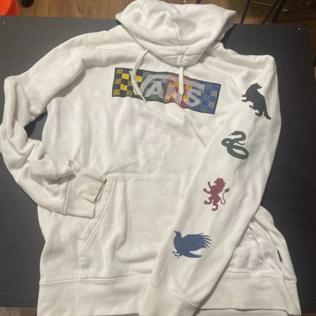VANS OFF THE Wall Harry Potter Hogwarts Hoodie Pullover Sweatshirt Kids M 20.00 PicClick UK