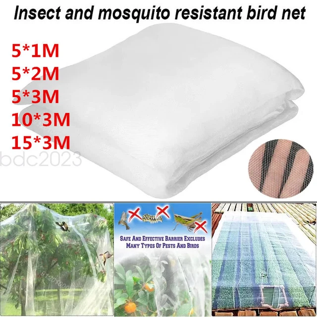 15M INSECT SCREEN NETTING NETS Fine Woven Mesh Anti Fly-Bug Butterfly ...