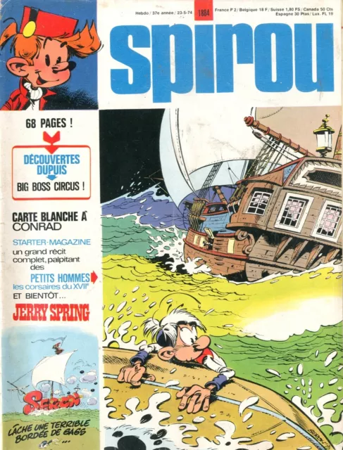 A17-Spirou n°1884 Carte Blanche à Conrad Les Petits Hommes  Jerry Spring