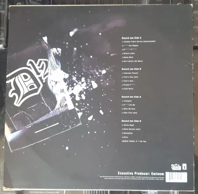 D12 Devil's Night Double 12" Vinyl LP Shady Records Vinyl A+ Case B 2