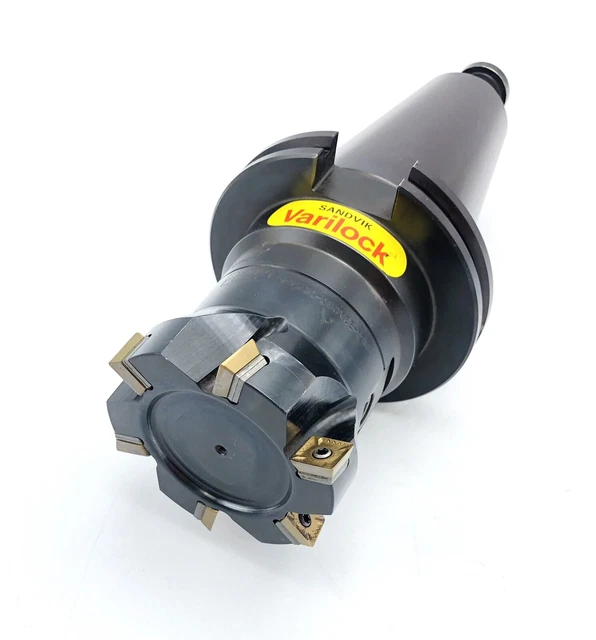 SANDVIK FACE MILL CUTTER R290.90080V6312M with VARILOCK C50 TOOL