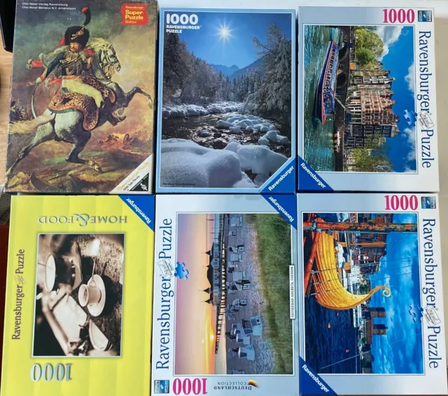Puzzle Ravensburger 1000 Teile Konvolut - Auswahl