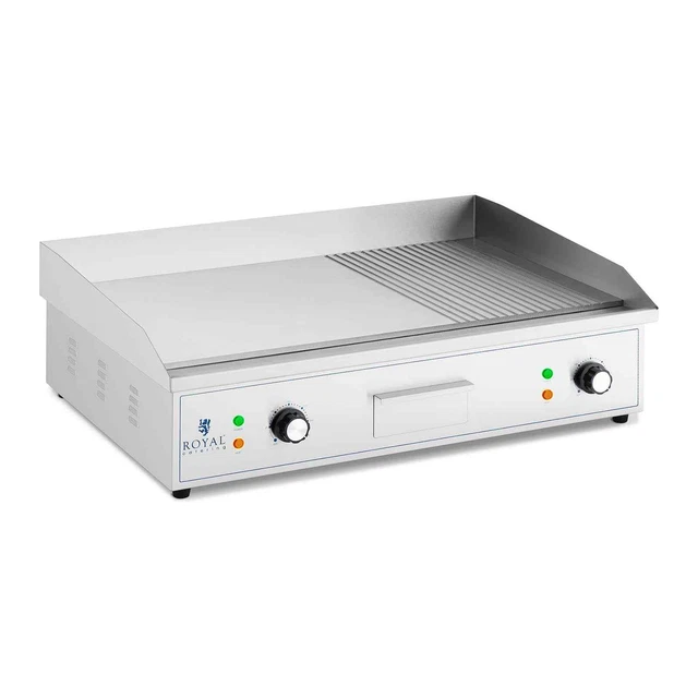 Plancha Électrique Professionnelle Grill Plaque De Cuisson Lisse 72x42cm 3000W