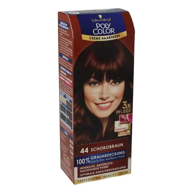 SCHWARZKOPF POLY COLOR Creme Haarfarbe 44 Schoko - Braun EUR 9,95 ...