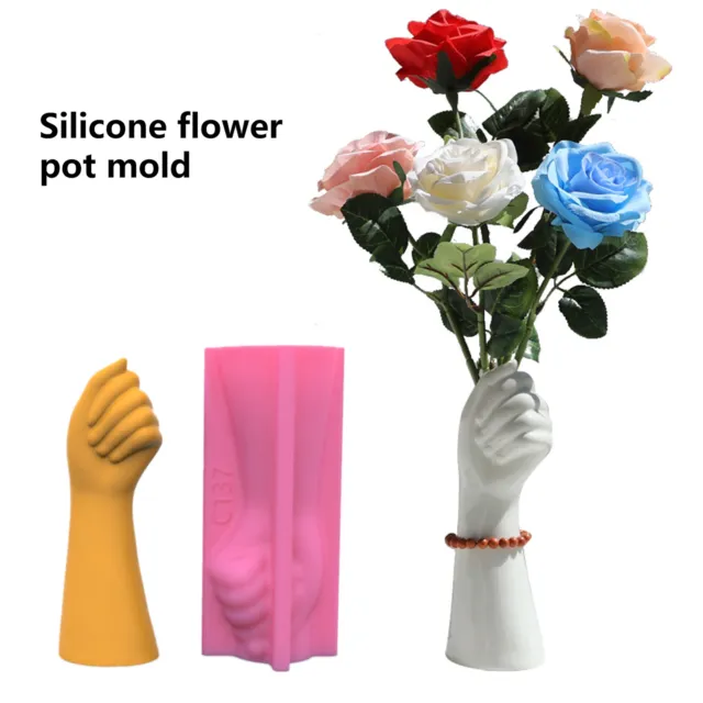 Vaso da fiore stampo forma creativa ampiamente usato fatto a mano vaso per piante in calcestruzzo