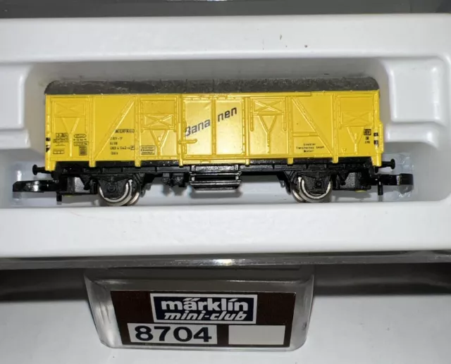 Marklin Mini Club Bananen 8606 Boxcar Z Scale Mini Club Germany