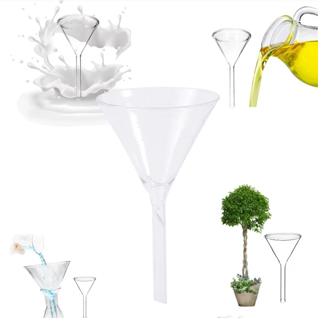 Embudo de alimentación química embudo triangular barra hongo