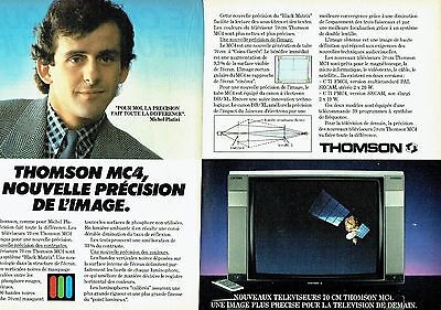 Publicité Advertising 087  1985  Thomson la micro iinformatique 4p 
