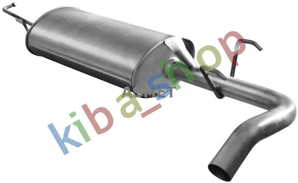 Exhaust System Rear Silencer Fits Suzuki Grand Vitara Ii 20 1005-0215