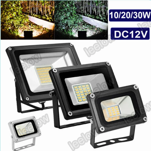 ⭐⭐⭐⭐⭐ 10W 20W 30W LED Flutlicht Fluter Strahler 220V 12V SMD Außen Scheinwerfer