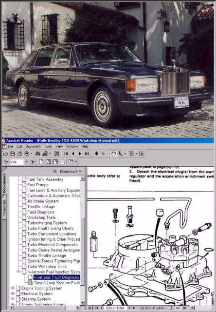 RollsRoyce  Bentley Workshop Manual Engine Management Systems   auctions  price archive