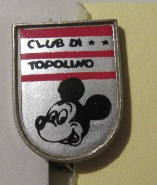 SPILLA DEL CLUB DI TOPOLINO ( TOPOLINO DUE STELLE ) retro COPYRIGHT