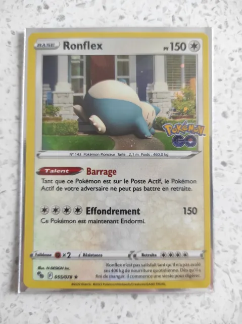 Pokemon Card - Ronflex 055/078 HOLO - POKEMON GO - EB10.5 - VF New