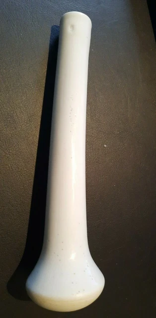 Altes Pistill /Stössel aus Porzellan, weiß,  Länge 20 cm aus Apotheke