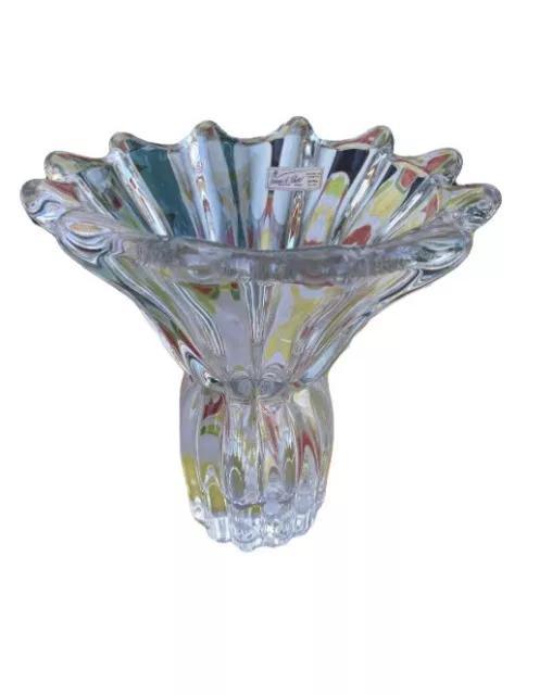 Crystal Vase ART VANNES LE CHATEL France Made Crystal 🏺