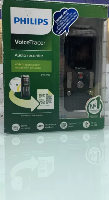 Philips Voice Tracer DVT2710 Audio Recorder