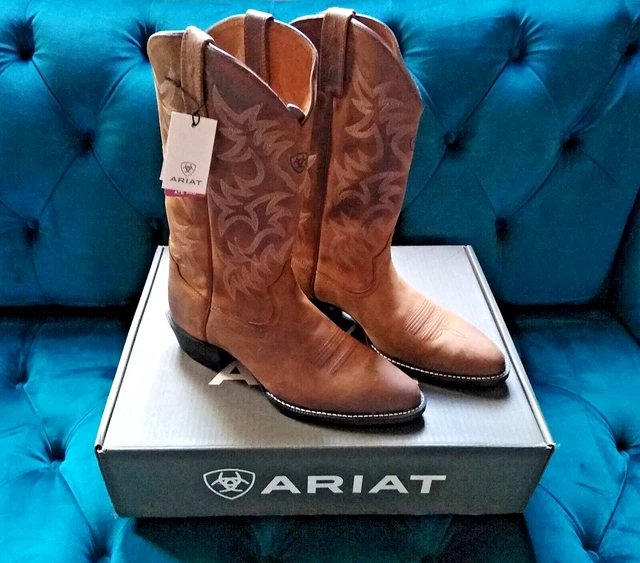 ARIAT MEN'S HERITAGE Western R Toe Cowboy Boots Uk 10.5 Width D Medium ...