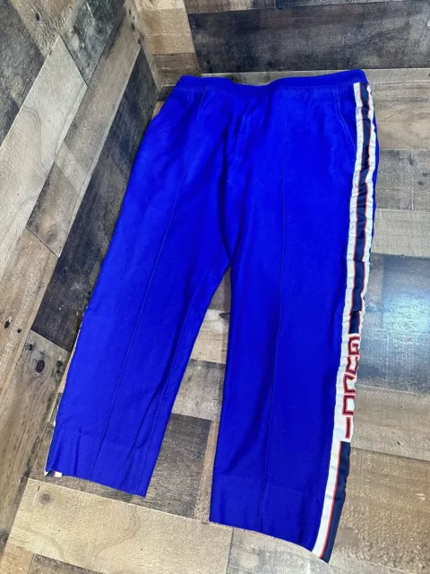 Gucci Blue Side Striped Logo Jogger Track Pants Men’s Size 50 (L)