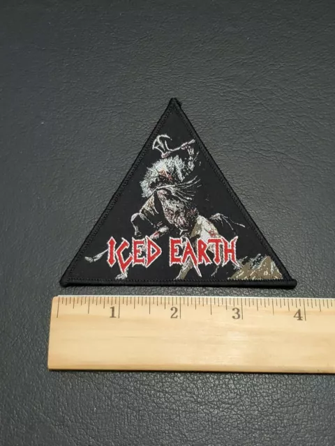 Iced Earth Night of the Storm Rider patch, T-shirts Iron on Clothing Woven Badge 2