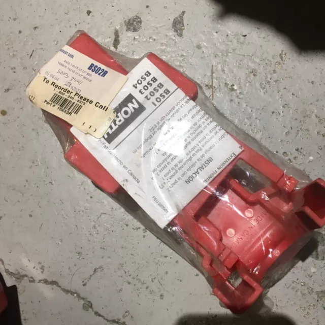 NEW North Honeywell Red B-Safe Ball Valve Lockout Tagout For 1-1/2" to 2-1/2"