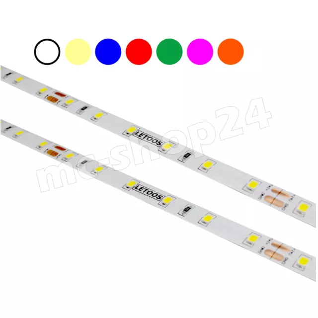 7,98€/m LED Streifen 12V 24V 2835 SMD Leiste Innenraum Beleuchtung Strip Band 2