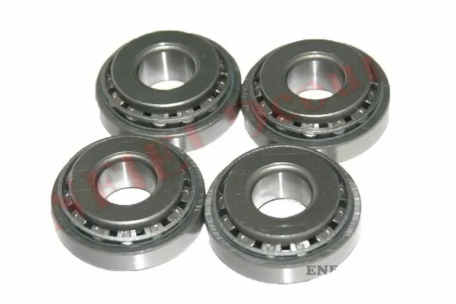 Rear Axle Inner Pinion Bearing Tapered Cone Set of 4 Units For Willys @Vi