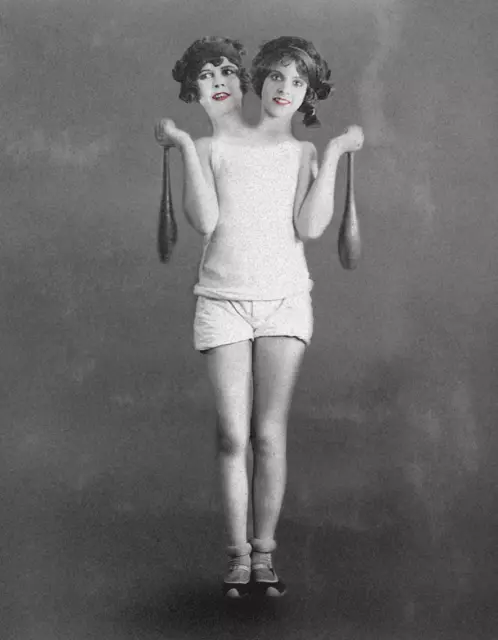 Antique Circus Sideshow Photo 534b Oddleys Strange & Bizarre
