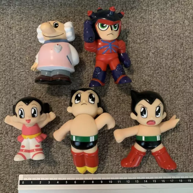 Astro Boy Figure Doll Atom Ochanomizu Uran Atlas Character Goods Anime Lot 5