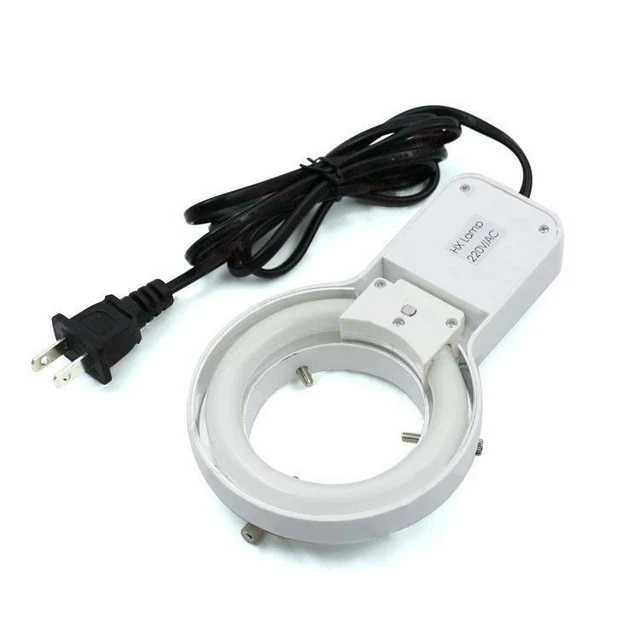 New Ring Light Fluorescent For Microscope 8W 60Mm Inside Diameter White 110/220V