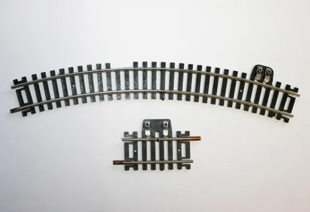 Lima Ho - 2 Rail De Contact D'alimentation: 1 Droit + 1 Courbe N°3030 R=360  36°