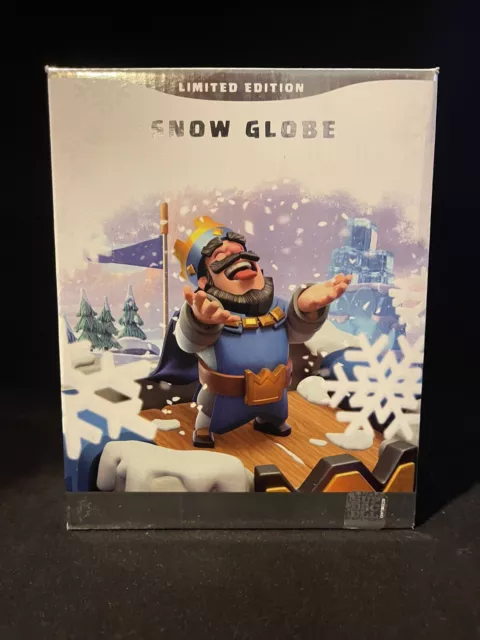 Supercell Clash Royale King Victory Snow Globe Limited Edition