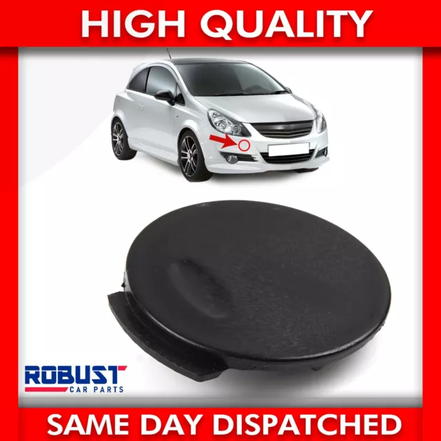 FRONT BUMPER TOW Towing Hook Eye Cover Cap For Vauxhall / Opel