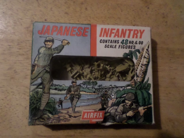 Vintage Airfix WW2 Japanese Infantry ( Window Box)