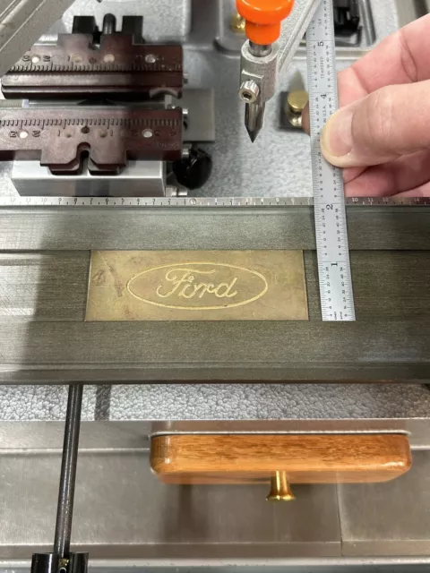 Qty 1 Your Choice Of 12 Brass Master Template For New Hermes Engraver Font Tray